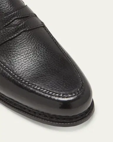 Bontoni Men's Savarese II Deerskin Penny Loafers | Thumbnail 8 Bontoni Men's Savarese II Deerskin Penny Loafers | Thumbnail 8
