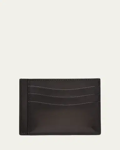 Berluti Men's Bambou Tetris Scritto Leather Card Holder | Thumbnail 3 Berluti Men's Bambou Tetris Scritto Leather Card Holder | Thumbnail 3