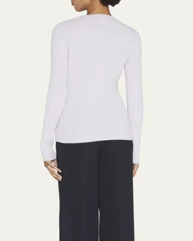 Giorgio Armani Cashmere Ribbed Knit Sweater | Thumbnail 7