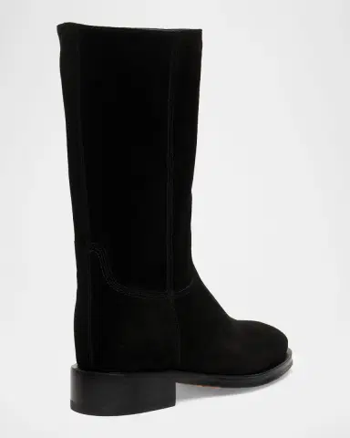 Santoni Fleeces Suede Tall Ranch Boots | Thumbnail 2