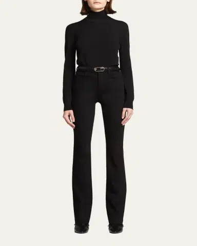 L'Agence Ruth High-Rise Straight Jeans w/ Raw Hem | Thumbnail 11 L'Agence Ruth High-Rise Straight Jeans w/ Raw Hem | Thumbnail 11