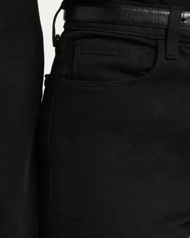 L'Agence Ruth High-Rise Straight Jeans w/ Raw Hem | Thumbnail 14 L'Agence Ruth High-Rise Straight Jeans w/ Raw Hem | Thumbnail 14