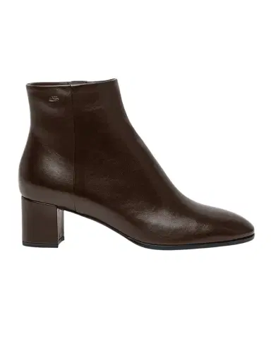 Santoni Halfrida Napa Zip Ankle Booties | Thumbnail 1