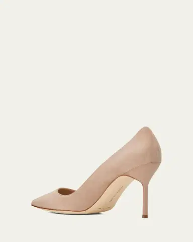 Manolo Blahnik BB 90mm Suede Pumps | Thumbnail 4