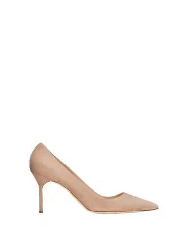 Manolo Blahnik BB 90mm Suede Pumps | Thumbnail 1