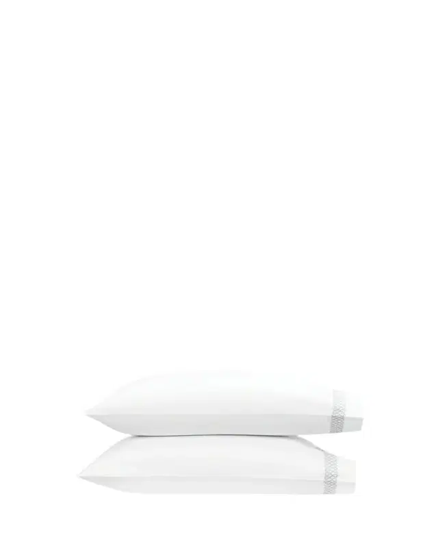 Matouk Schumacher Astor Braid Pillowcases, Pair, Standard