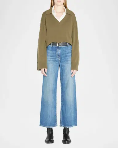 Nili Lotan Megan Wide-Leg Jeans | Thumbnail 2 Nili Lotan Megan Wide-Leg Jeans | Thumbnail 2