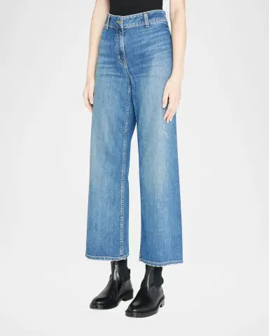 Nili Lotan Megan Wide-Leg Jeans | Thumbnail 4 Nili Lotan Megan Wide-Leg Jeans | Thumbnail 4