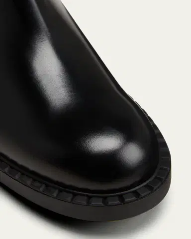 Prada Men's Leather Chelsea Boots | Thumbnail 3