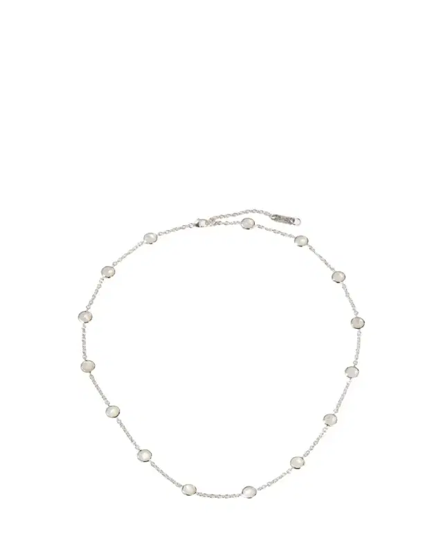 Ippolita Stone Station Necklace in Sterling Silver