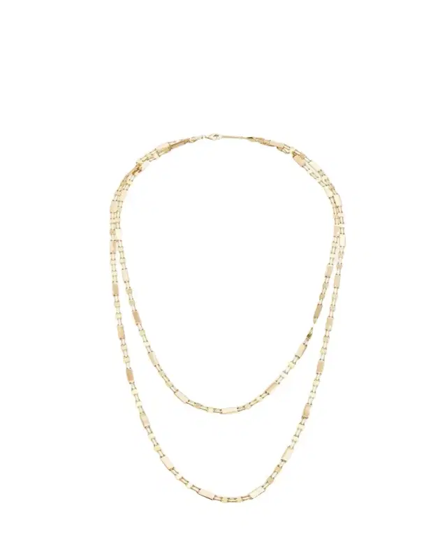 Lana 14K Gold Blake Double Mega Gloss Double-Strand Necklace