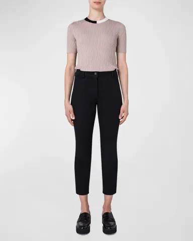 Akris punto Maru Slim-Legs Ankle Stretch Denim Pants | Thumbnail 7 Akris punto Maru Slim-Legs Ankle Stretch Denim Pants | Thumbnail 7