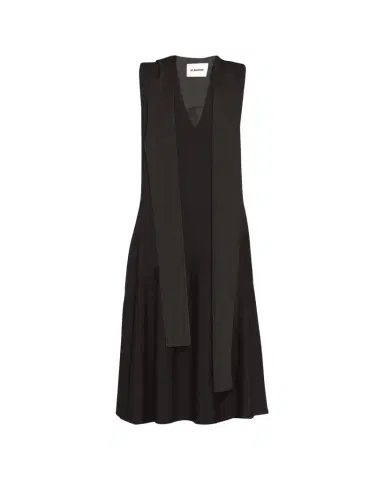 Jil Sander Draped Scarf Midi Dress | Thumbnail 1