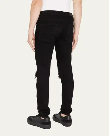 AMIRI Men's MX1 Destroyed Skinny Jeans | Thumbnail 3 AMIRI Men's MX1 Destroyed Skinny Jeans | Thumbnail 3