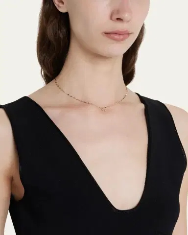 Lana Flawless 14K Gold Open Circle Pendant Necklace | Thumbnail 2