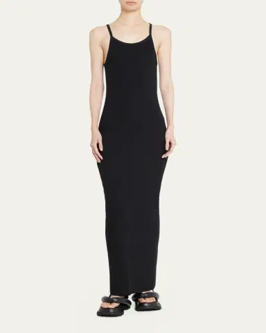 ÉTERNE Scoop-Neck Tank Maxi Dress | Thumbnail 2