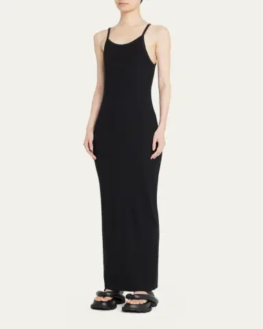 ÉTERNE Scoop-Neck Tank Maxi Dress | Thumbnail 5
