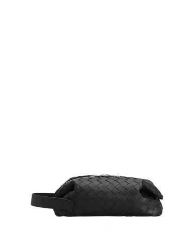 Bottega Veneta Men's Intrecciato Leather Toiletry Bag | Thumbnail 1