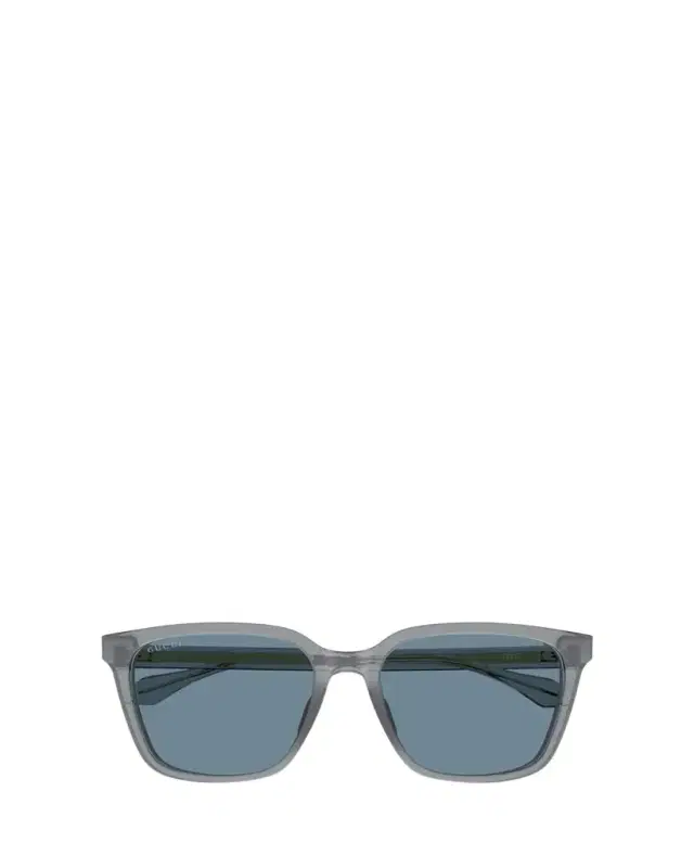 Gucci Men's Temple-Logo Square Sunglasses