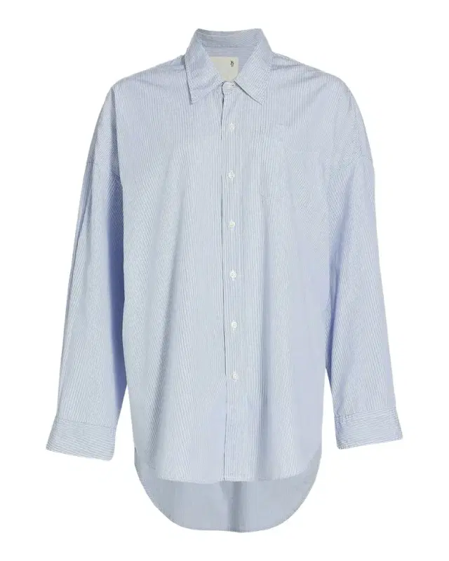 R13 Oxford Oversized Pin-Stripe Shirt