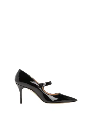 Manolo Blahnik Campari Patent Mary Jane Pumps | Thumbnail 1 Manolo Blahnik Campari Patent Mary Jane Pumps | Thumbnail 1