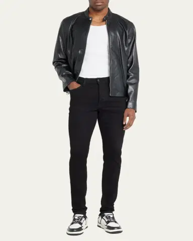 AMIRI Men's Skel Low-Top Leather Sneakers | Thumbnail 3 AMIRI Men's Skel Low-Top Leather Sneakers | Thumbnail 3