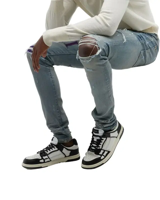 Amiri Men's Skel Low-Top Leather Sneakers
