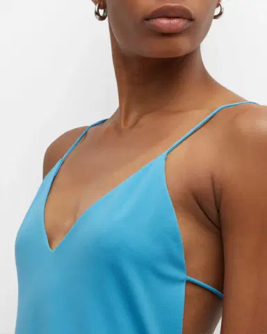 Giorgio Armani Jersey Midi Dress w/ Strappy Back | Thumbnail 4 Giorgio Armani Jersey Midi Dress w/ Strappy Back | Thumbnail 4
