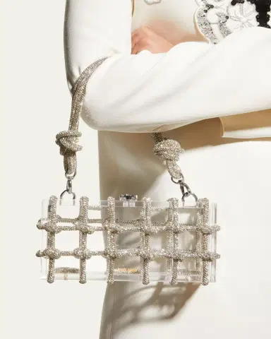 Cult Gaia Bess Caged Embellished Box Shoulder Bag | Thumbnail 5 Cult Gaia Bess Caged Embellished Box Shoulder Bag | Thumbnail 5