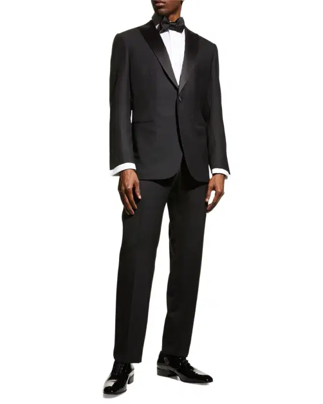 Men's Solid Wool Tuxedo