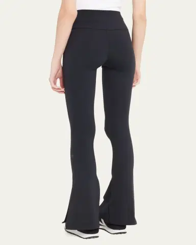 Splits59 Racquel High-Waisted Slit Flare Pants | Thumbnail 3 Splits59 Racquel High-Waisted Slit Flare Pants | Thumbnail 3