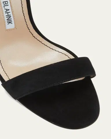 Manolo Blahnik Chaos Suede Stiletto Sandals | Thumbnail 5