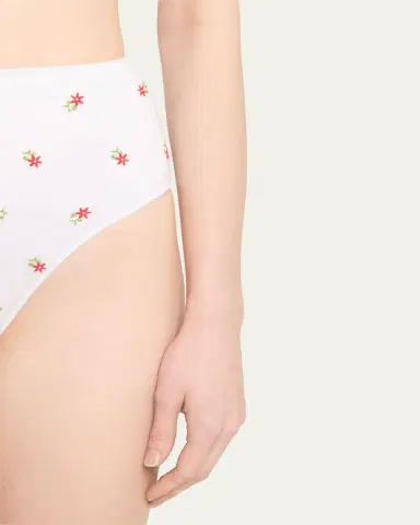 Videris Lingerie Whitney High-Rise Bikini Briefs | Thumbnail 4