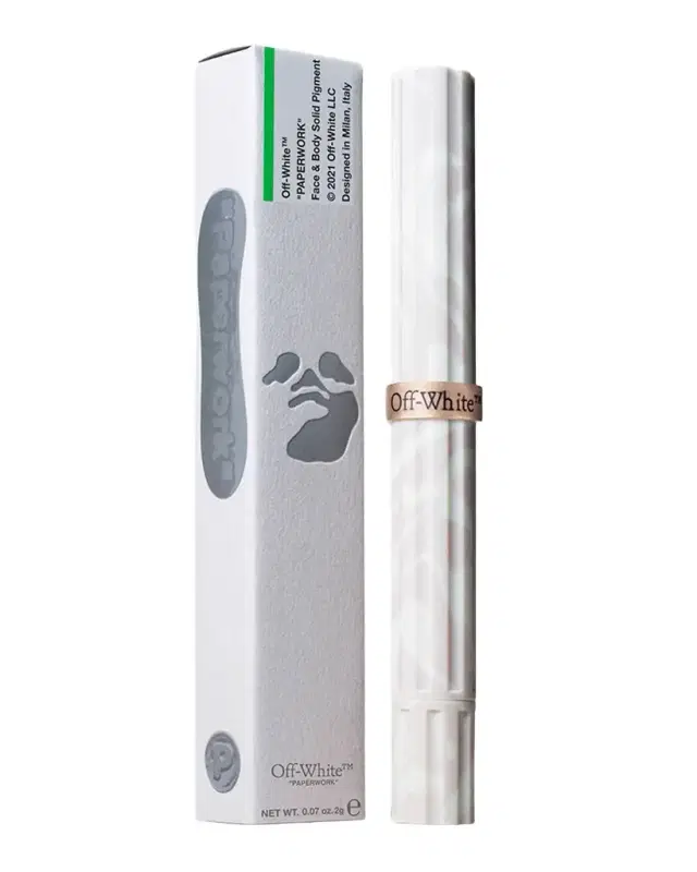 Off-White Paperwork Imprint Face & Body Solid Pigment, Lucid