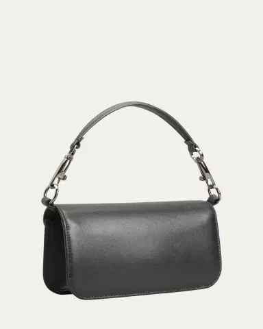 Valentino Garavani Loco VLOGO Small Calfskin Shoulder Bag | Thumbnail 3 Valentino Garavani Loco VLOGO Small Calfskin Shoulder Bag | Thumbnail 3