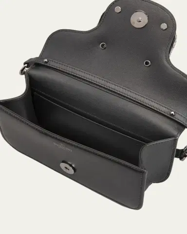 Valentino Garavani Loco VLOGO Small Calfskin Shoulder Bag | Thumbnail 4 Valentino Garavani Loco VLOGO Small Calfskin Shoulder Bag | Thumbnail 4