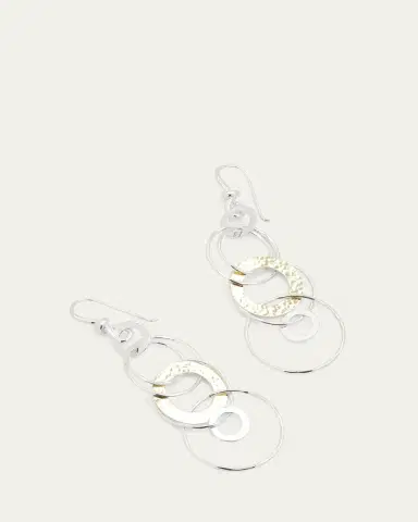 Ippolita Hammered Jet Set Earrings in Chimera | Thumbnail 3 Ippolita Hammered Jet Set Earrings in Chimera | Thumbnail 3