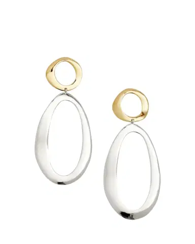 Ippolita Large Smooth Snowman Double Drop Earrings in Chimera | Thumbnail 1