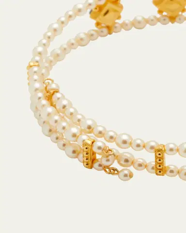 ben-amun Stone and Pearly Choker Necklace | Thumbnail 4