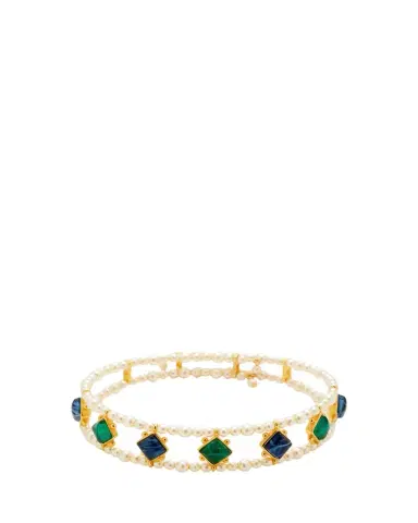 ben-amun Stone and Pearly Choker Necklace | Thumbnail 1