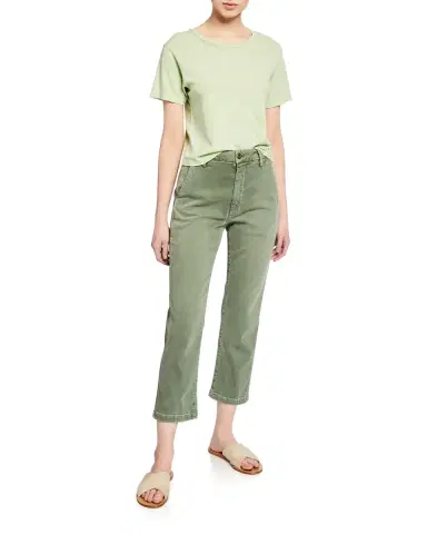 AMO Denim Easy Relaxed Straight-Leg Crop Trousers | Thumbnail 2 AMO Denim Easy Relaxed Straight-Leg Crop Trousers | Thumbnail 2