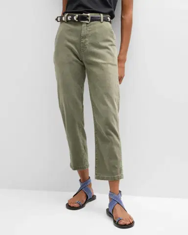 AMO Denim Easy Relaxed Straight-Leg Crop Trousers | Thumbnail 6 AMO Denim Easy Relaxed Straight-Leg Crop Trousers | Thumbnail 6