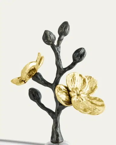 Michael Aram Gold Orchid Fingertip Towel Stand | Thumbnail 2