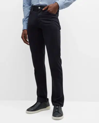 ZEGNA Men's Cotton 5-Pocket Pants | Thumbnail 3 ZEGNA Men's Cotton 5-Pocket Pants | Thumbnail 3