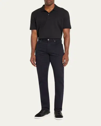 ZEGNA Men's Cotton 5-Pocket Pants | Thumbnail 8 ZEGNA Men's Cotton 5-Pocket Pants | Thumbnail 8