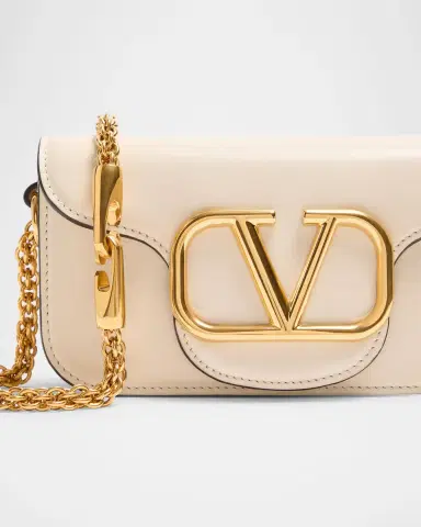 Valentino Garavani Loco Small VLOGO Calfskin Shoulder Bag | Thumbnail 8 Valentino Garavani Loco Small VLOGO Calfskin Shoulder Bag | Thumbnail 8