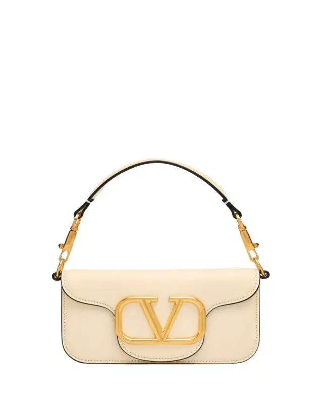 Loco Small VLOGO Calfskin Shoulder Bag