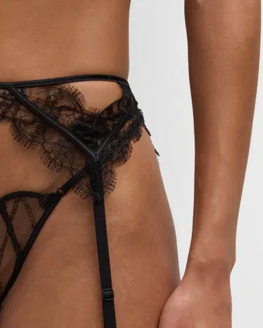 Kiki De Montparnasse Lace Inset Garter | Thumbnail 2