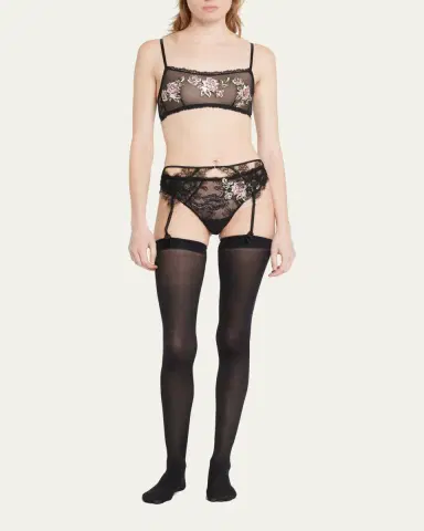 Kiki De Montparnasse Lace Inset Garter | Thumbnail 4