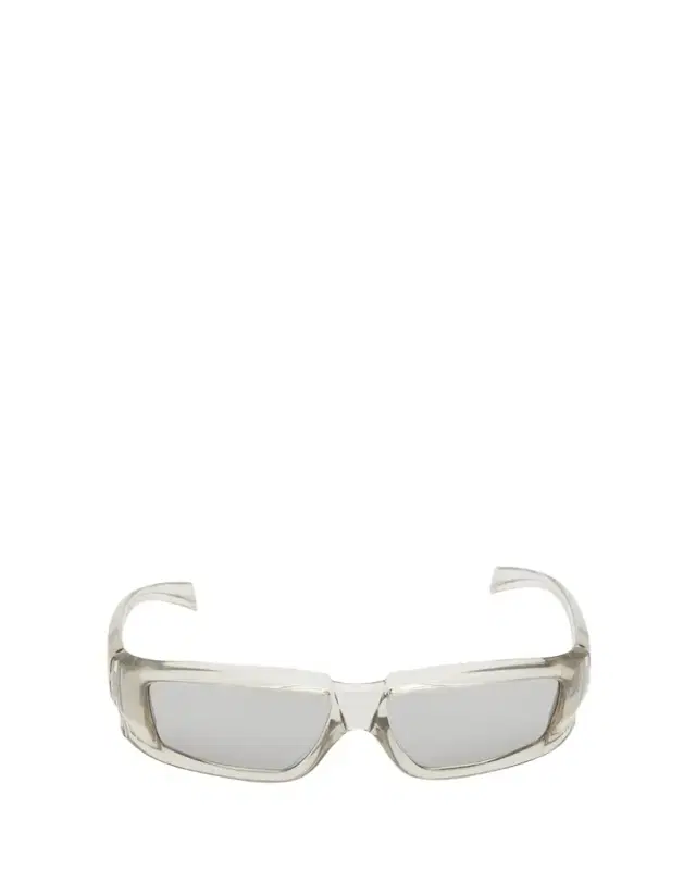 Rick Owens Men's Rick Clear Frame Square Sunglasses